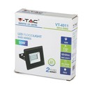 V-Tac 10W LED lyskaster - Arbeidslampe, rød, utendørs