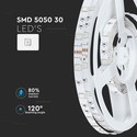 V-Tac 4,8W/m RGB LED strip - 5m, 30 LED per meter!