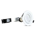 V-Tac 3-pak downlights med 5W lyskilde - Hvit front, komplett med GU10 holder og LED spotter, innendørs