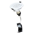 V-Tac 3-pak downlights med 5W lyskilde - Hvit front, komplett med GU10 holder og LED spotter, innendørs