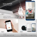 V-Tac 5W Smart Home LED pære - Tuya/Smart Life, Google Home, Amazon Alexa kompatibel, P45, E14