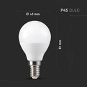 V-Tac 5W Smart Home LED pære - Tuya/Smart Life, Google Home, Amazon Alexa kompatibel, P45, E14