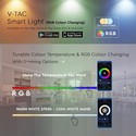 V-Tac 5W Smart Home LED pære - Tuya/Smart Life, Google Home, Amazon Alexa kompatibel, E27, G45