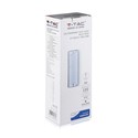 V-Tac 4W LED exit skilt - Til veggmontering, 190 lumen, inkl. batteri og piktogrammer