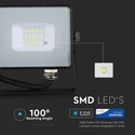 V-Tac 10W LED lyskaster - Samsung LED chip, arbeidslampe, utendørs