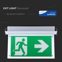 V-Tac taklampe LED exit skilt - 2W, Samsung LED chip