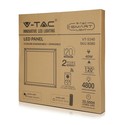 V-Tac 60x60 Smart Home LED panel - Tuya/Smart Life, 40W, virker med Google Home, Alexa og smartphones, hvit kant