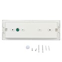 V-Tac 4W LED exit skilt - For vegg/tak/innfelt montering, 110 lumen, inkl. batteri og piktogrammer