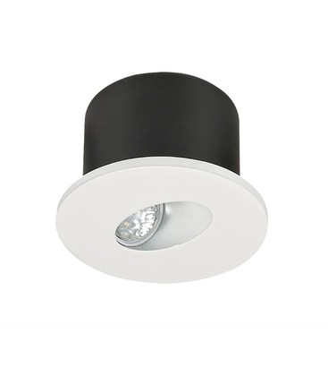 3W trappbelysning - Ytre: Ø8 cm, hull: 6,2x6,2 cm 3W trappbelysning - Ytre: Ø8 cm, hull: 6,2x6,2 cm