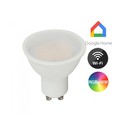 V-Tac 5W Smart Home LED pære - Tuya/Smart Life, Google Home, Amazon Alexa kompatibel, GU10 Spot