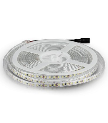 V-Tac 7,2W/m sprutsikker LED strip - 5m, 120 LED per meter