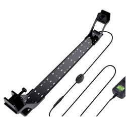 Akvarier 53-73cm akvarie armatur - 14W LED, hvit/blå, justerbar