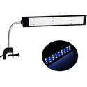 20 cm akvarie lampe - 7W LED, hvit/blå