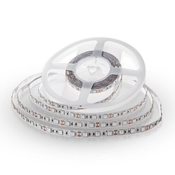 Enkeltfarget LED strip 24V V-Tac 9W/m LED strip - 5m, IP20, 24V, 60 LED per meter