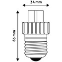 E27 til G9 adapter