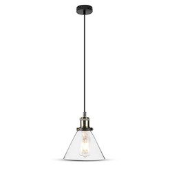 LED pendel V-Tac moderne pendellampe - Gjennomsiktig glas, Ø18 cm, E27