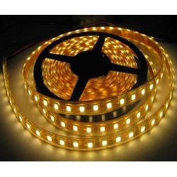 Enkeltfarget LED strip 12V/24V IP68 (Vanntett) 10W/m vanntett LED strip - 5m, IP68, 60 LED per meter!