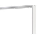 Ramme til 120x60 LED panel - Samlesett, skrue, hvit kant