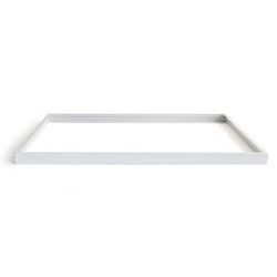 Store paneler Ramme til 120x60 LED panel - Samlesett, skrue, hvit kant