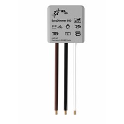 230V LED dimmere EasyDimmer500 - 250W LED dimmer, kip-tryk/push dim, korrespondanse