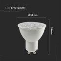 V-Tac 6W LED spot, 10° - Samsung LED chip, 230V, GU10