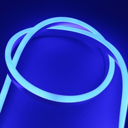 230V Neon Flex LED strip Blå 8x16 Neon Flex LED - 8W per meter, IP67, 230V