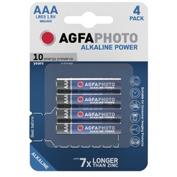 Batterier AAA 4-pak AgfaPhoto batteri - Alkaline, 1,5V