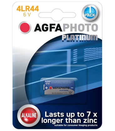 4LR44 1 stk AgfaPhoto batteri - Alkaline, 6V