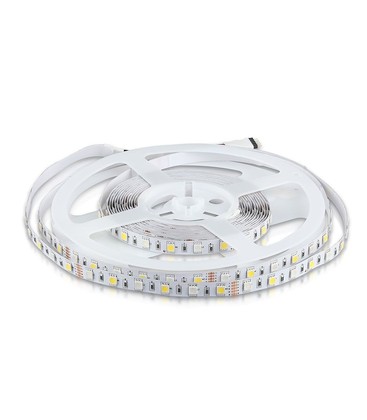 V-Tac 10,8W/m RGB+NW LED strip - 5m, 60 LED per meter