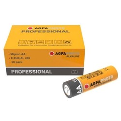 Batterier AA 10-pak AgfaPhoto Professional batteri - Alkaline, 1,5V