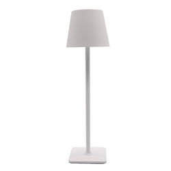 Bordlampe Oppladbar LED bordlampe Innendørs/utendørs - Hvit, berøringsdimbar, CCT, IP54 utendørs