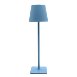 Bordlampe Oppladbar LED bordlampe Innendørs/utendørs - Lyseblå, berøringsdimbar, CCT, IP54 utendørs