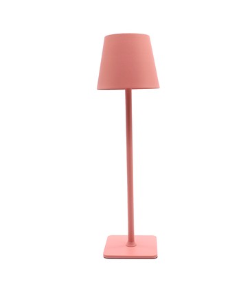 Oppladbar LED bordlampe Innendørs/utendørs - Pink, berøringsdimbar, CCT, IP54 utendørs