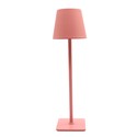 Oppladbar LED bordlampe Innendørs/utendørs - Pink, berøringsdimbar, CCT, IP54 utendørs