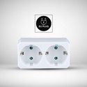 Outlet: V-Tac strømstripe - Dobbel plug