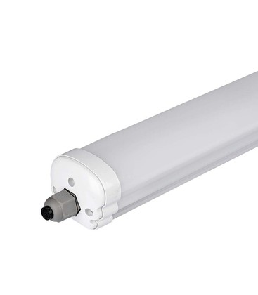 V-Tac vanntett 36W komplett LED armatur - 120 cm, 120lm/W, Samsung LED chip, gjennomgangskobling, IP65, 230V