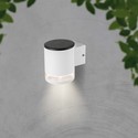 V-Tac 0.55W Solar vegglampe LED - Hvit, IP54