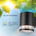 V-Tac 1W Solar vegglampe LED med sensor - Svart, IP54