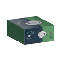 V-Tac 20W downlight, CCT - 3 lysfarger, Hull: Ø15 cm, Mål: Ø16,5 cm, 3i1, RA90, hvit kant, 230V