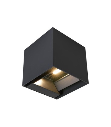 V-Tac 3W Solar vegglampe LED - Svart, sensor, IP65