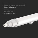 V-Tac vanntett 150cm 48W komplett LED armatur - Linkable, IP65, 230V