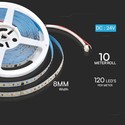 10W/m LED strip IC løpelys/running - 10m, løpelys, inkl kontroller, 120 LED pr. meter, 24V
