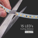 V-Tac 10W/m LED strip IC løpelys - 10m, løpelys, inkl kontroller, 120 LED pr. meter, 24V