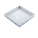 Takvindusramme for 60x60 LED panel - Fin takvinduseffekt, hvit kant