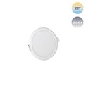 6W Smart home LED panel downlight - Tuya/Smart Life, Google Home og app, hull: Ø10,5 cm, Mål: Ø11,2 cm, 230V