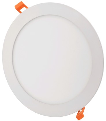 6W LED panel downlight - Hull: Ø11 cm, Mål: Ø12 cm, 230V