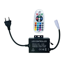 230V RGB 230V RGB CLIP-ON controller - Inkl. endestykke, til 230V, minnefunksjon, 100 m.