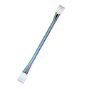 Samler med ledning til LED stripe - 10mm, RGB COB, IP20, 5V-24V