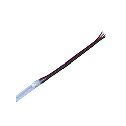 RGB+CCT LED strip tilbehør 24V LED stripe samler til løse ledninger - 12mm, RGB+CCT COB, IP20, 5V-24V