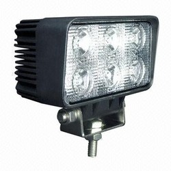 Lyskastere 18W LED arbeidslys - Bil, lastebil, traktor, trailer, utrykningskjøretøyer, kald hvit, 12V / 24V